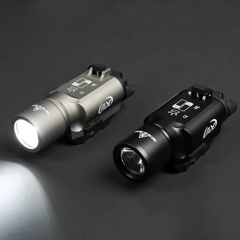 US Warehouse Metal SF X300 X300U Ultra Pistol Scout Light Tactical Rifle Airsoft Hunting Flashlight for 20mm Rail