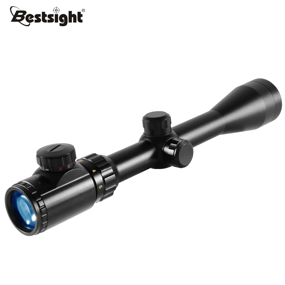 3-9x40 Hunting Scope Red or Green Illuminated Optical Sight with Mounts Mil Dot Crosshair Tactical Air hunting