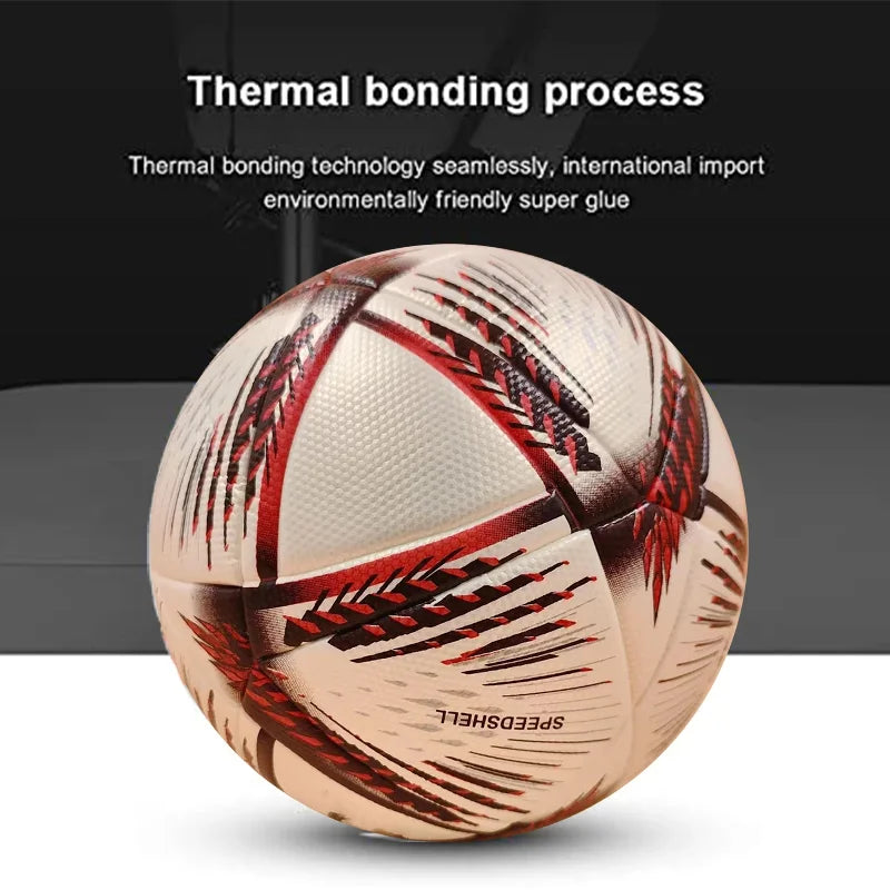 2022 High Quality Soccer Ball Official Size 5 PU Material Seamless Wear Resistant Match Training Football