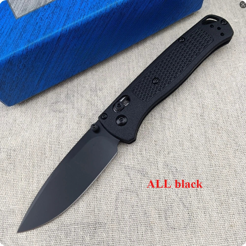 BM 535 Bugout Axis Tactical Folding Knives S30V Drop Point Blade Non Slip Nylon Fiberglass Handle Outdoor Camping Pocket Knife