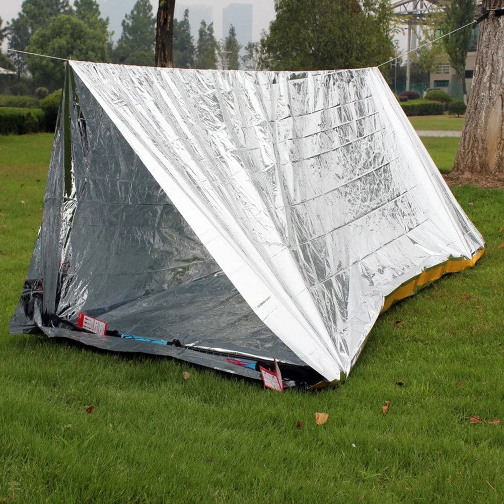 1-20PCS Emergency Blanket Outdoor Survival First Aid Kit Windproof Insulation Lifesaving PET Keep Foil Thermal Rescue Blanket