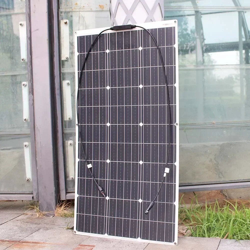 12V Flexible Solar Panel 600W 100W 200W 300W 400W 500W Bendable Waterproof Monocrystalline Best Solar Panel