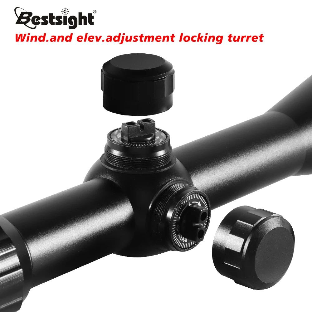 3-9x40 Hunting Scope Red or Green Illuminated Optical Sight with Mounts Mil Dot Crosshair Tactical Air hunting