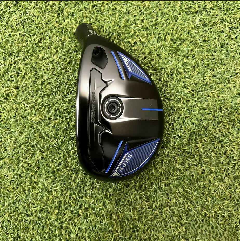 1pc Golf Hybrid with Carbon Fiber Shaft, Rubber Grip, S-Stiff Flex, Right Hand Loft Casting Golf Club with Golf Club Head Cover.