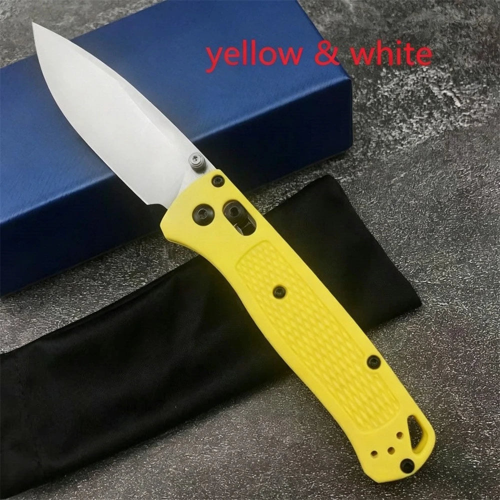 BM 535 Bugout Axis Tactical Folding Knives S30V Drop Point Blade Non Slip Nylon Fiberglass Handle Outdoor Camping Pocket Knife