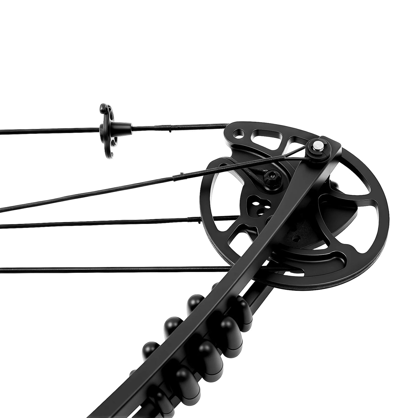 Fully Adjustable Compound Bow Kit Right Handed, 30-70LB Draw Weight with Lighted Sight & Shock Absorption, Complete Hunting Accessories for Archery Beginners & Pros