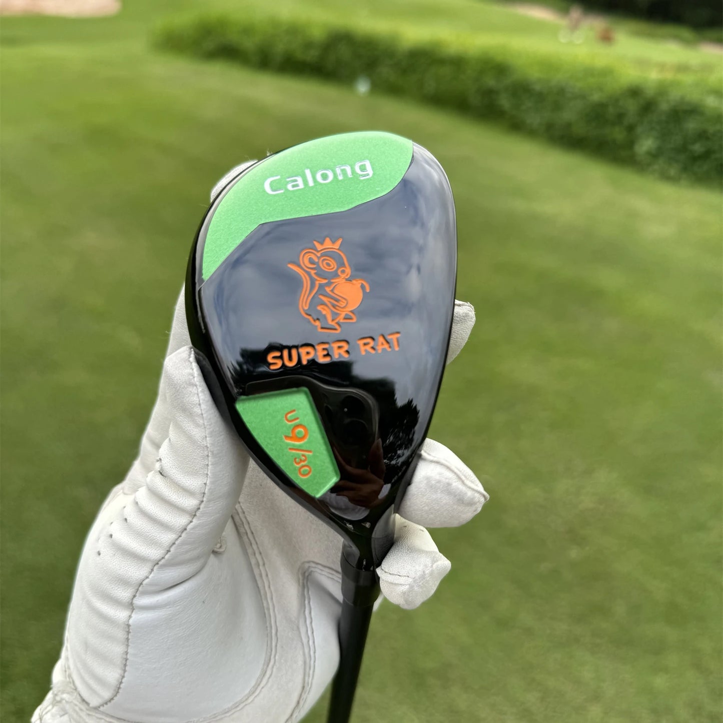 Calong Super Rat Golf Hybrids 18 22 26 30 Degree With 65g SR Flex Graphite Shaft Headcover Rescue RH Golf Clubs