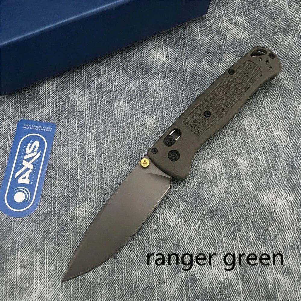 BM 535 Bugout Axis Tactical Folding Knives S30V Drop Point Blade Non Slip Nylon Fiberglass Handle Outdoor Camping Pocket Knife