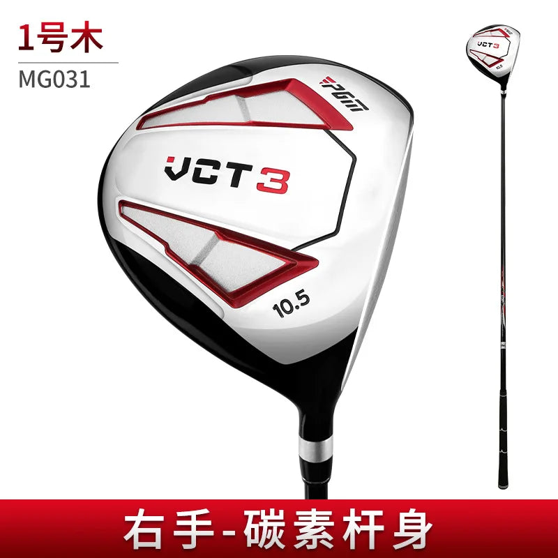 VCT3 Golf Clubs Men Right Hand Aluminum Alloy Head Drivers Fairways Hybrids Wood Pole 1/3/5/U4 Carbon Shaft MG031